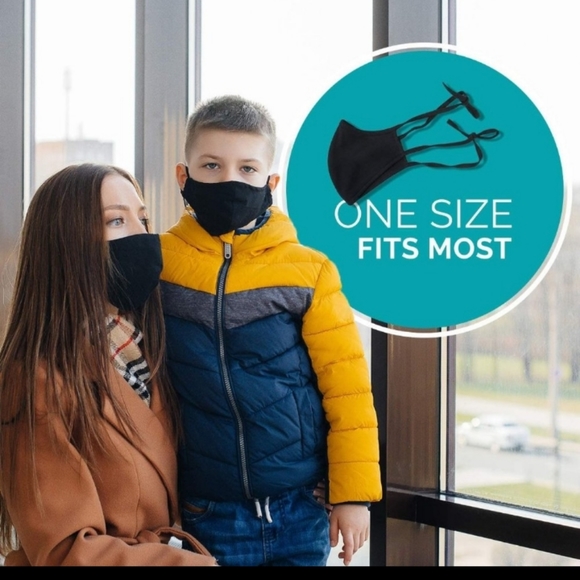 Face Cover Reusable Cloth Face w/Adjustable - Picture 2 of 8